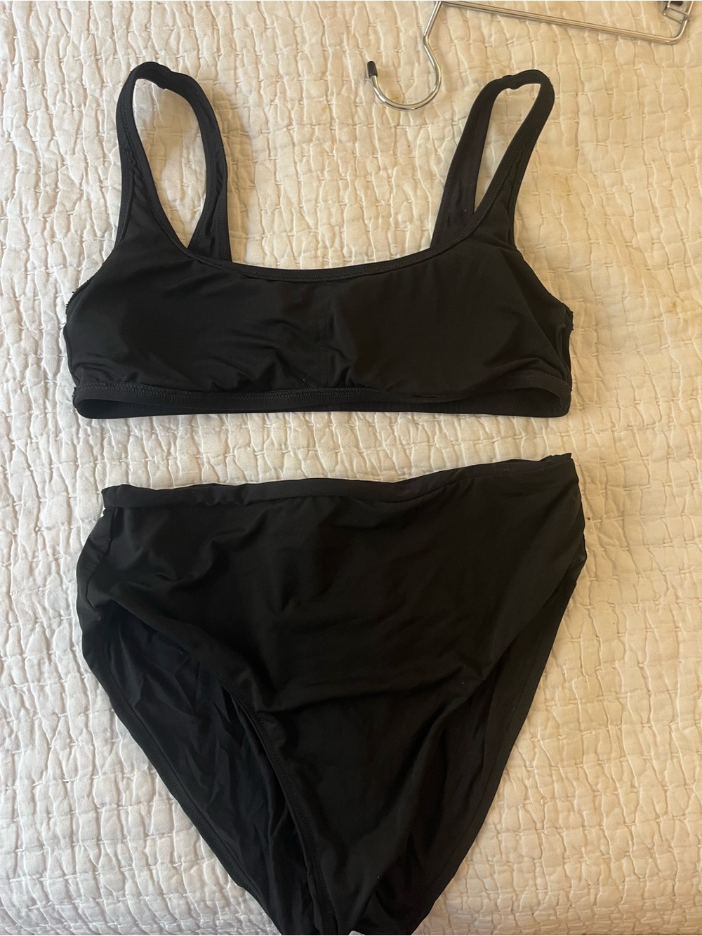 JCREW Black Two-Piece Bikini Set